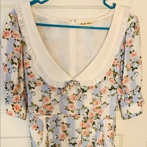 For Love and Lemons floral mini dress